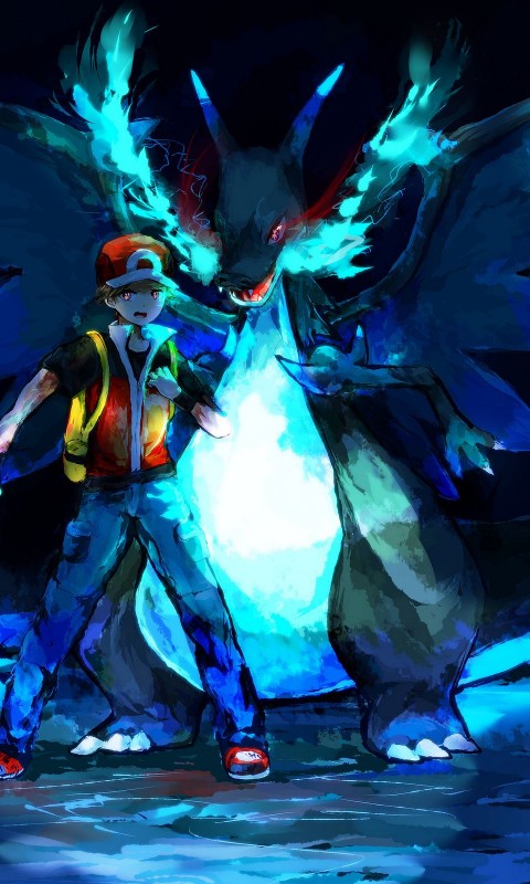 pokemon wallpaper android,fictional character,demon,animation,art,games