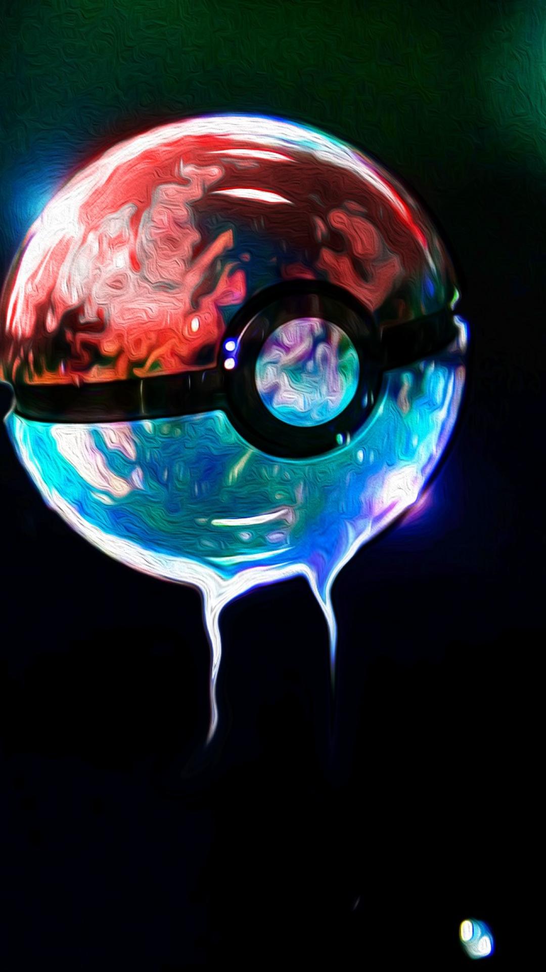 pokemon wallpaper android,water,ball,glass,electric blue,sphere