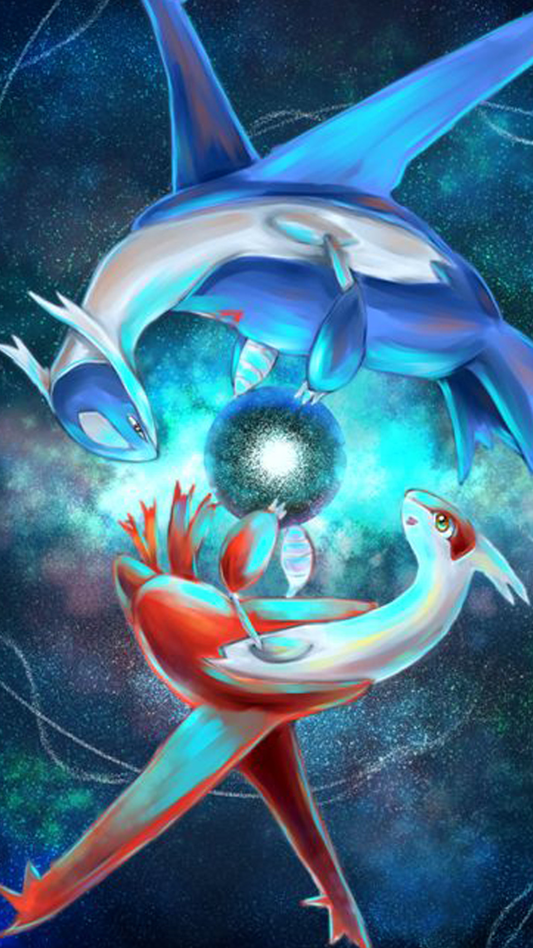 sfondo del telefono pokemon,delfino,mammifero marino,biologia marina,illustrazione,blu elettrico