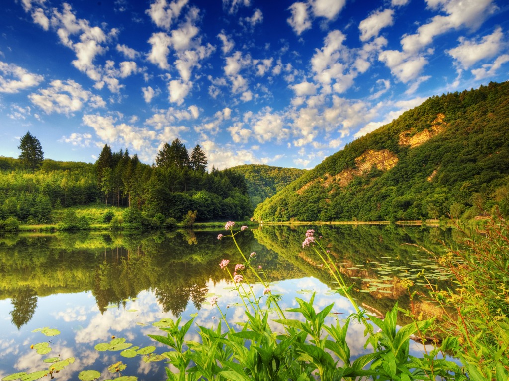 background nature wallpapers,natural landscape,nature,reflection,sky,water