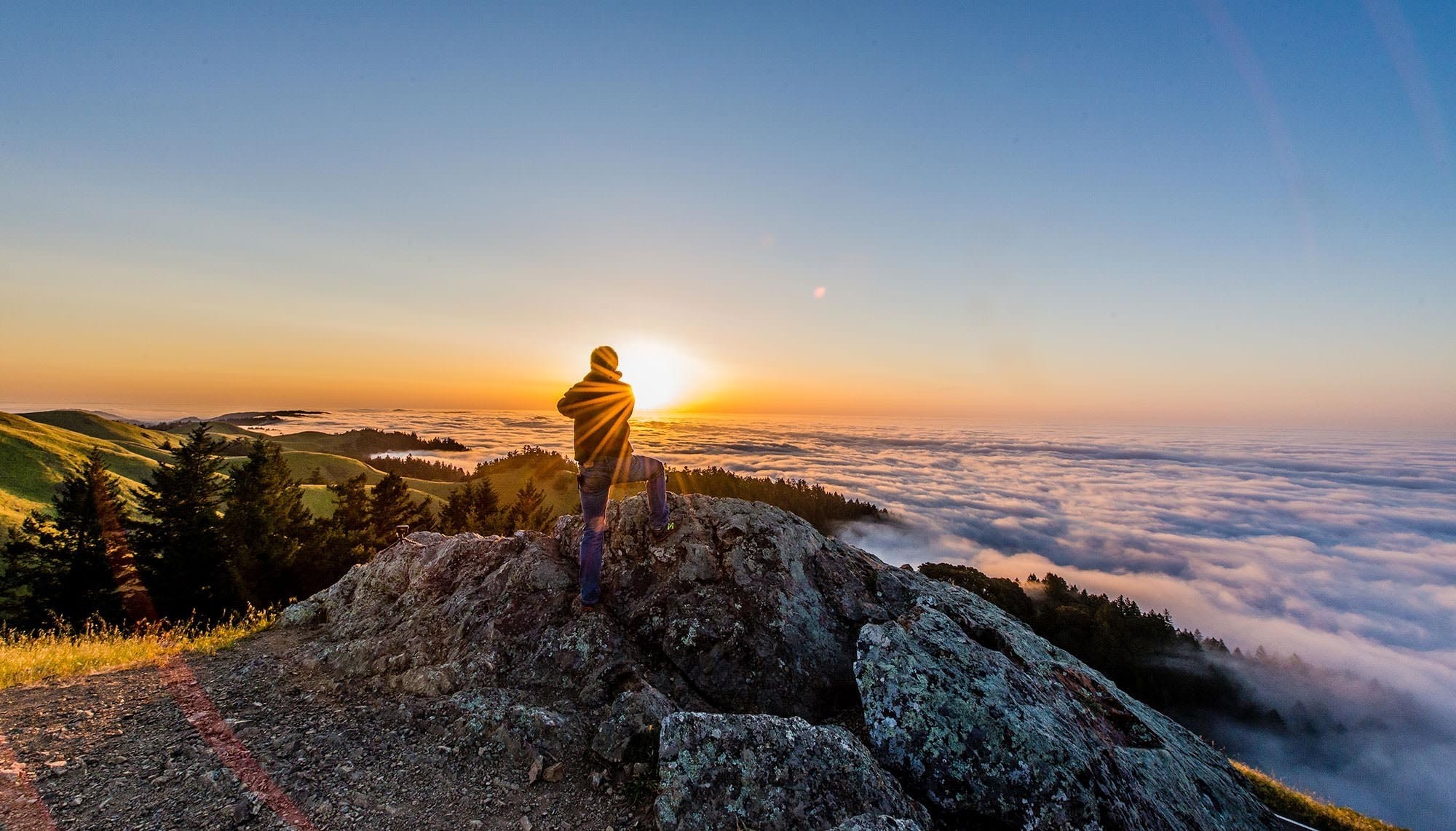 fotografie wallpaper,himmel,natur,berg,horizont,licht