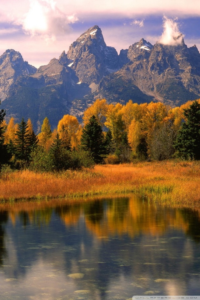 belle foto di sfondo,paesaggio naturale,natura,riflessione,montagna,cielo