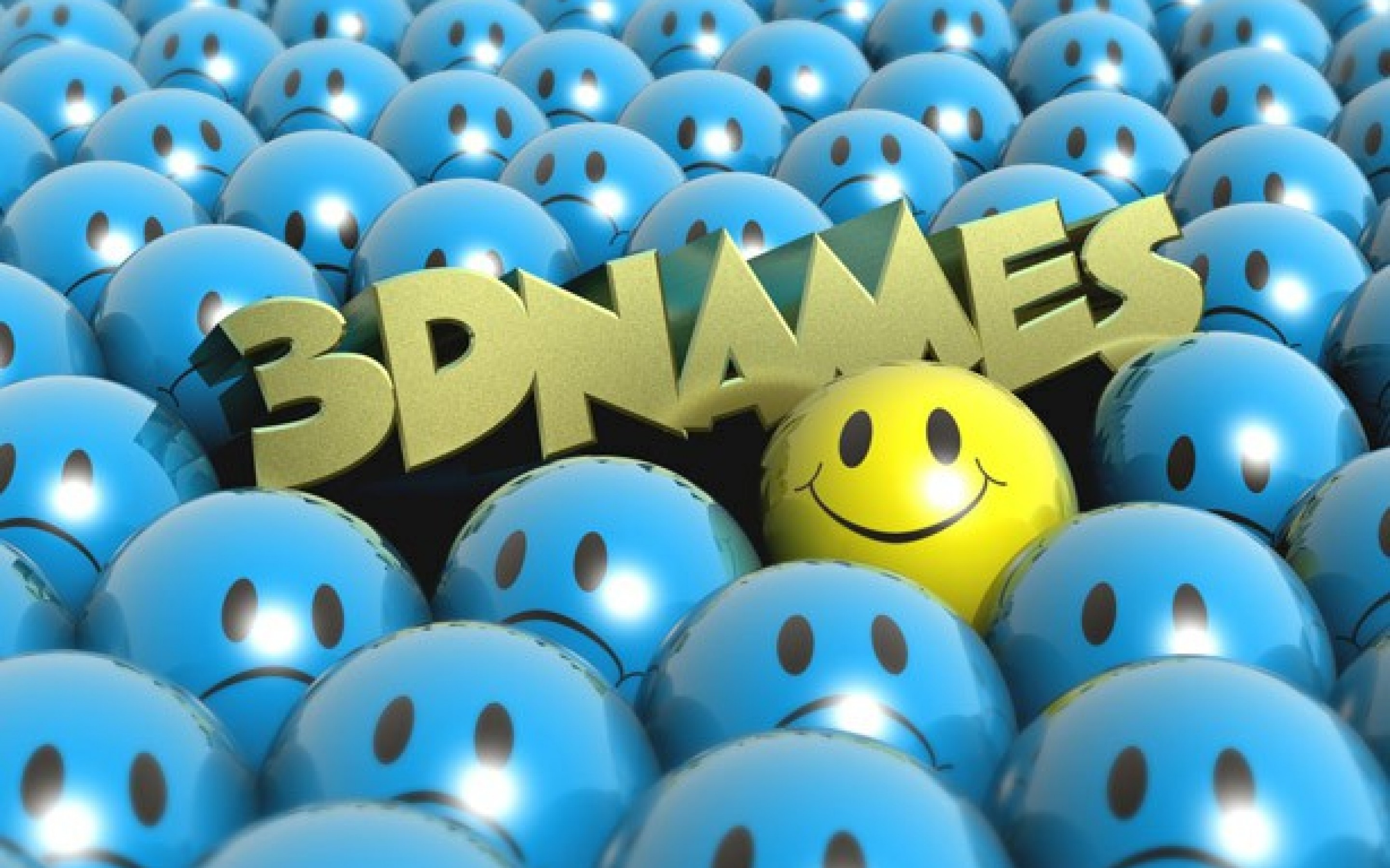 3d name wallpaper hd,blau,türkis,lächeln,emoticon,smiley