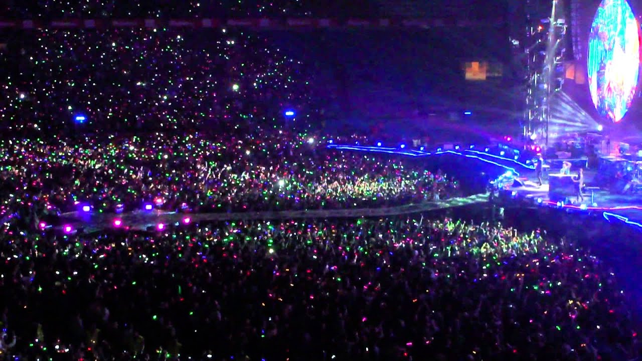 coldplay wallpaper,entertainment,performance,crowd,audience,light