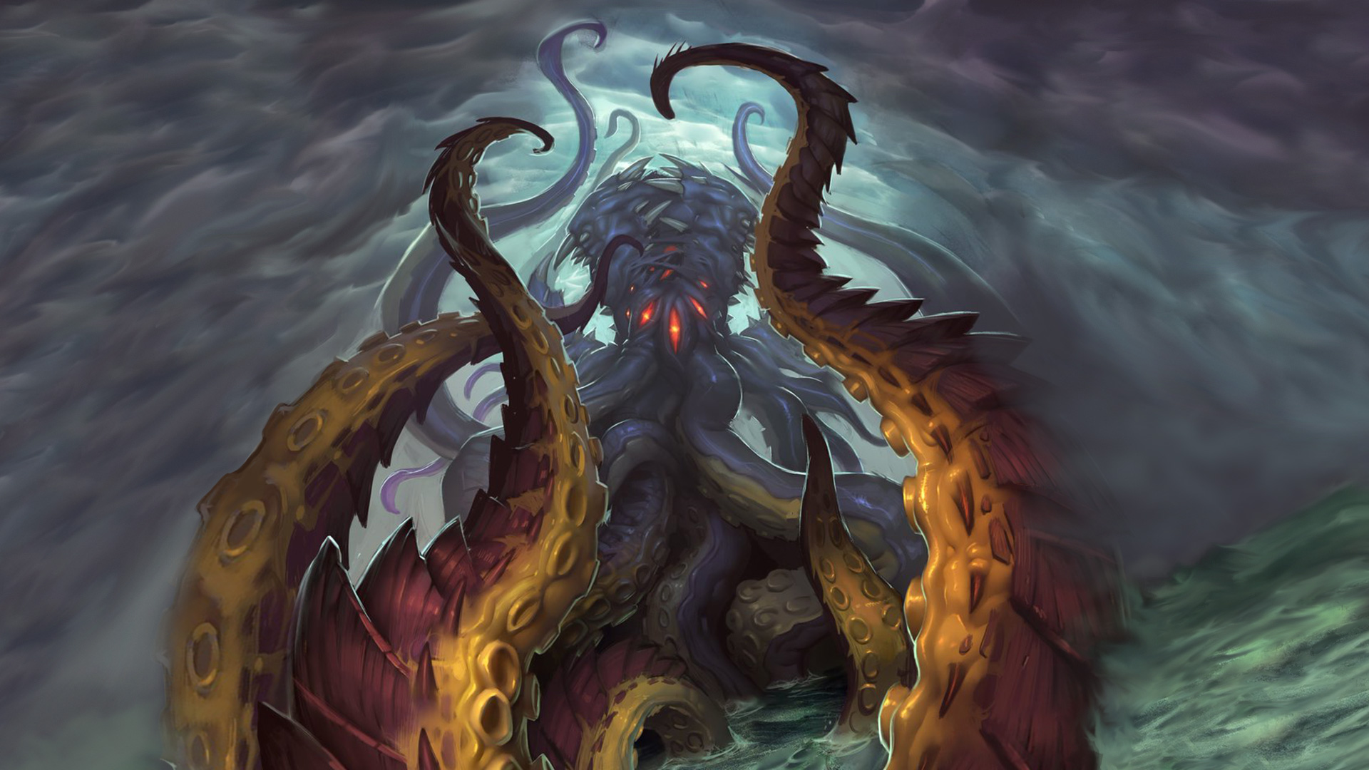 hearthstone wallpaper,cg artwork,dragon,demon,mythology,illustration