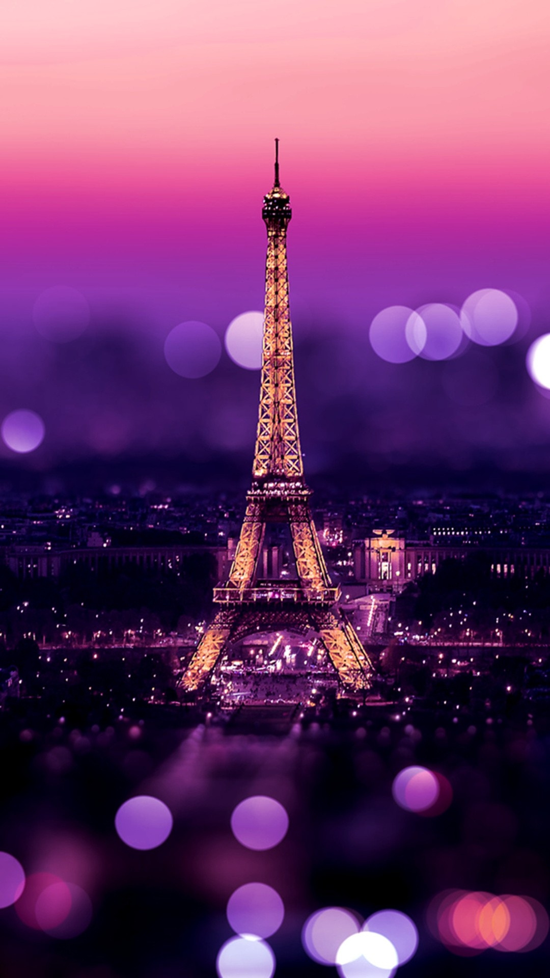 wallpaper 4k celular,landmark,tower,purple,violet,pink