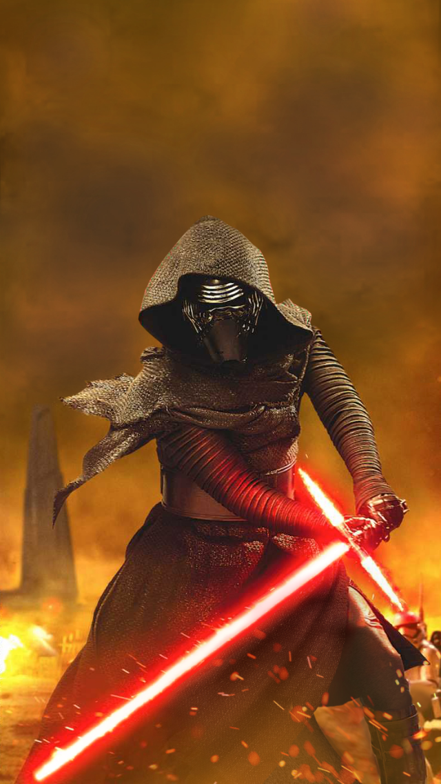 Kylo Ren Iphone Wallpaper Sword Demon Fictional Character Samurai Knight 1479 Wallpaperuse