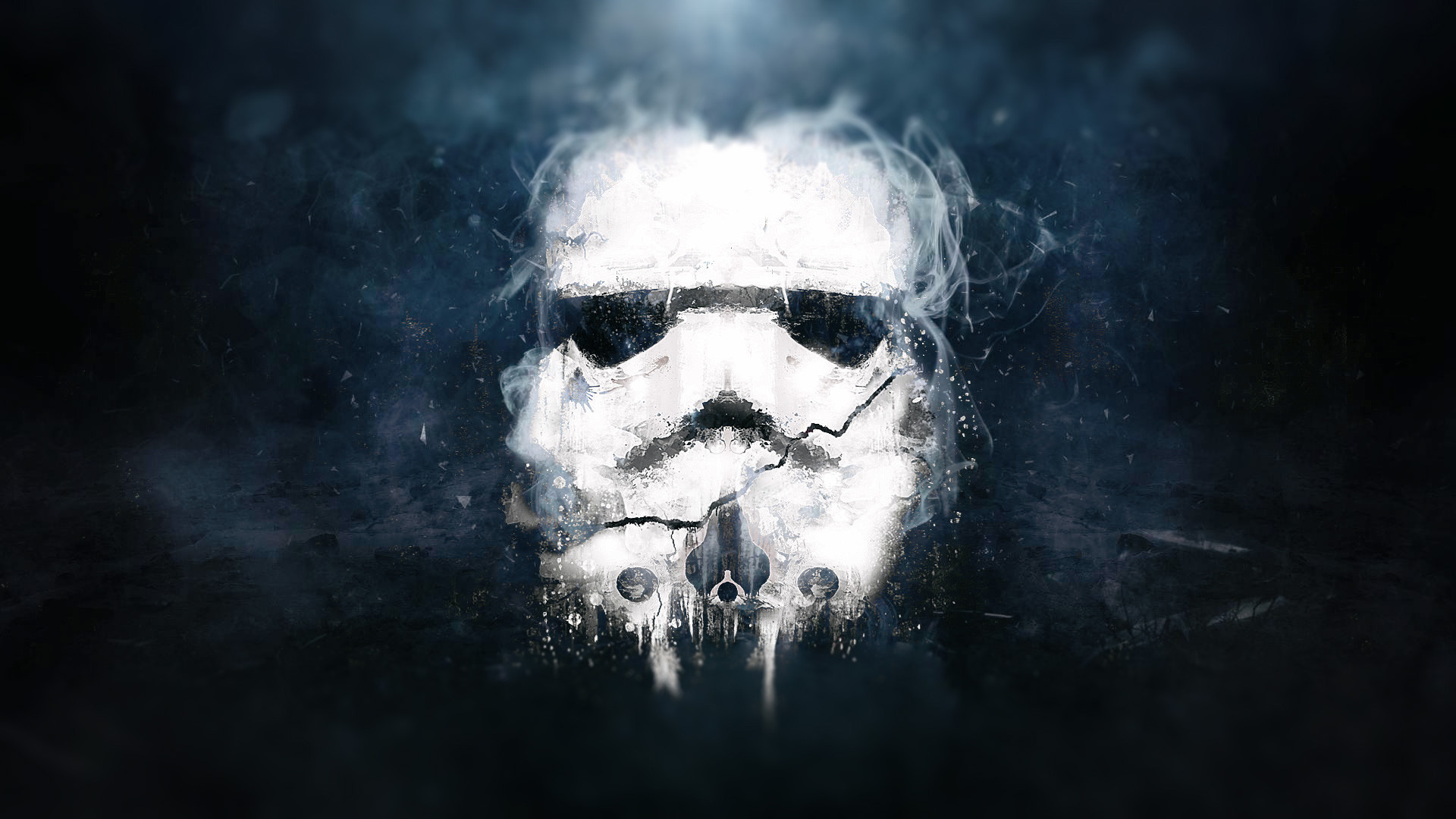 fondo de pantalla de stormtrooper,cráneo,oscuridad,arte,cielo,artes visuales
