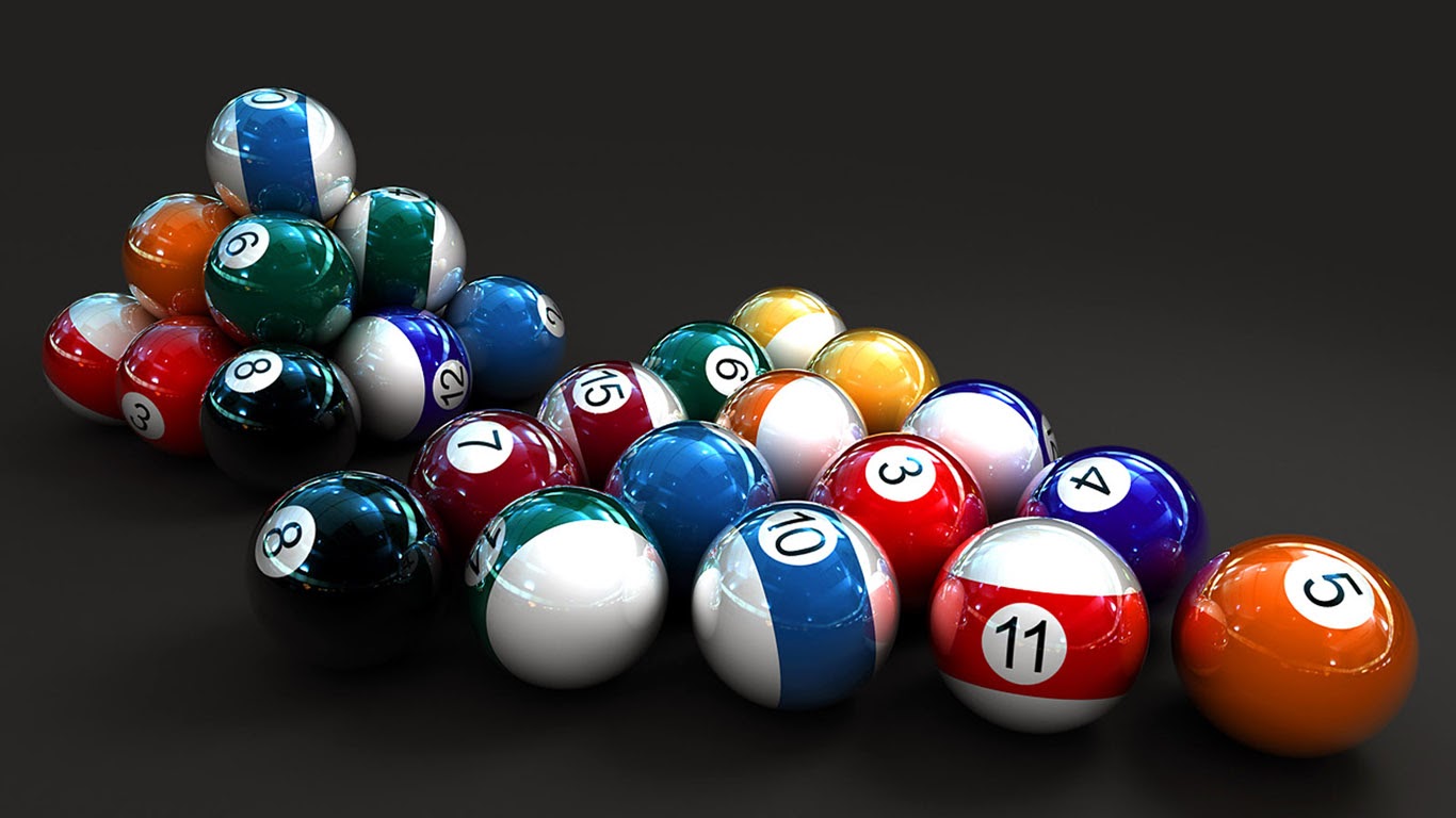 Pool Balls Painting WallpaperUse