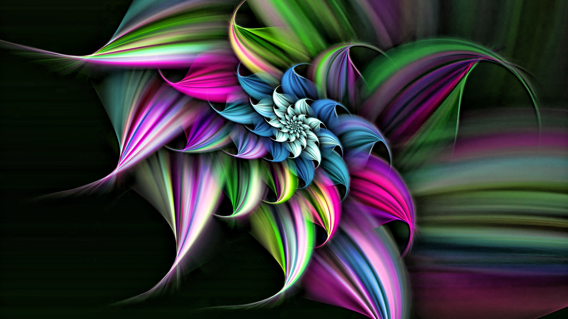 fond d'écran terbaru,art fractal,violet,fleur,plante,conception graphique