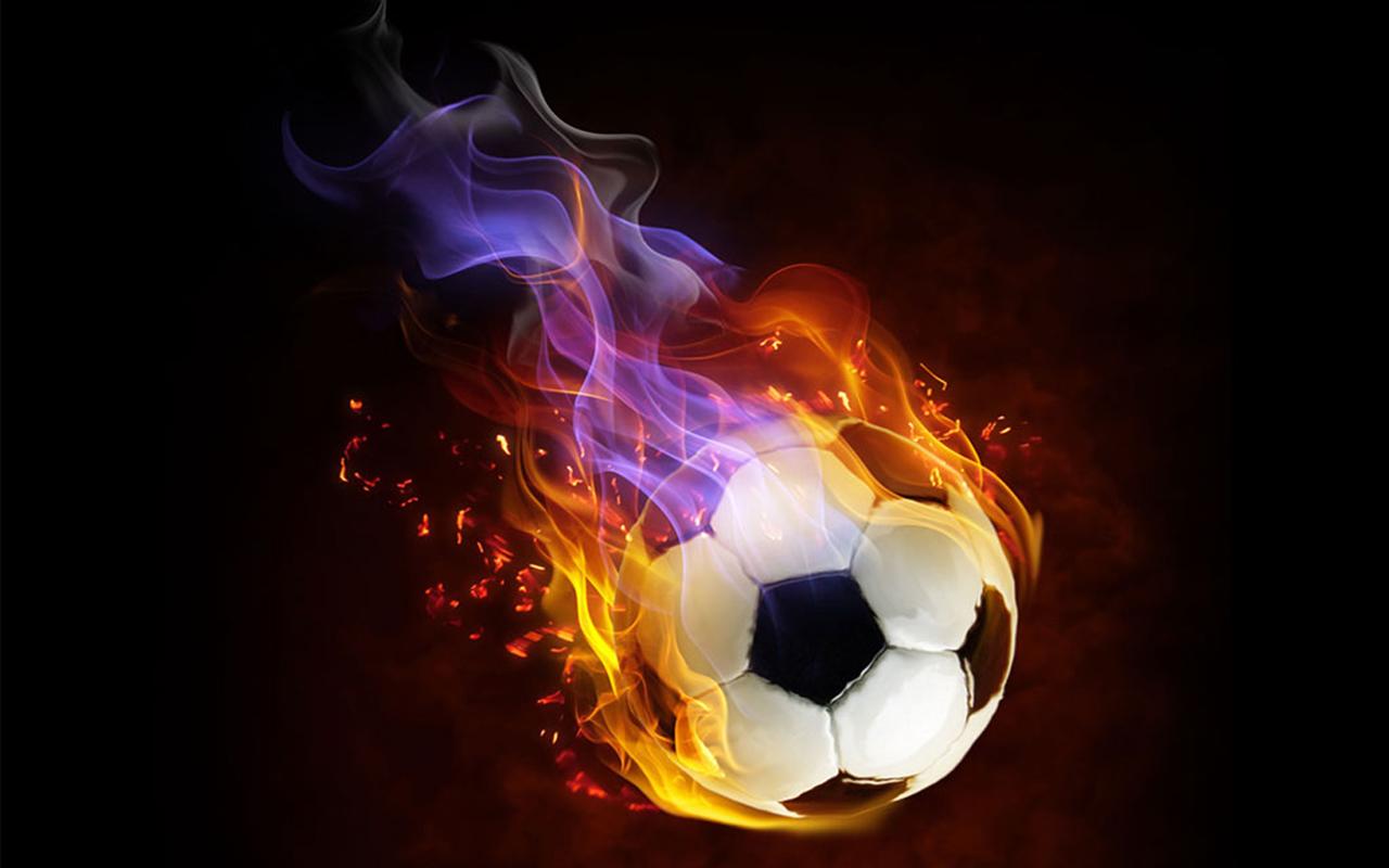 fond d'écran futebol,football,flamme,ballon de football,feu,art fractal