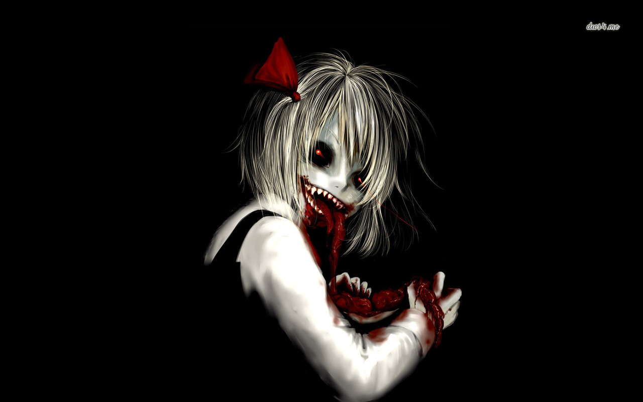 creepypasta wallpaper,red,organ,mouth,darkness,fiction