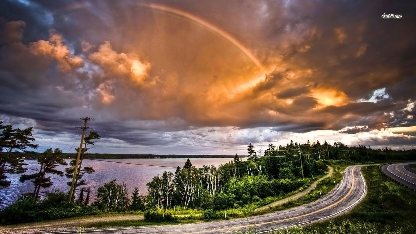 tapetenbilder hd,himmel,natur,natürliche landschaft,wolke,straße