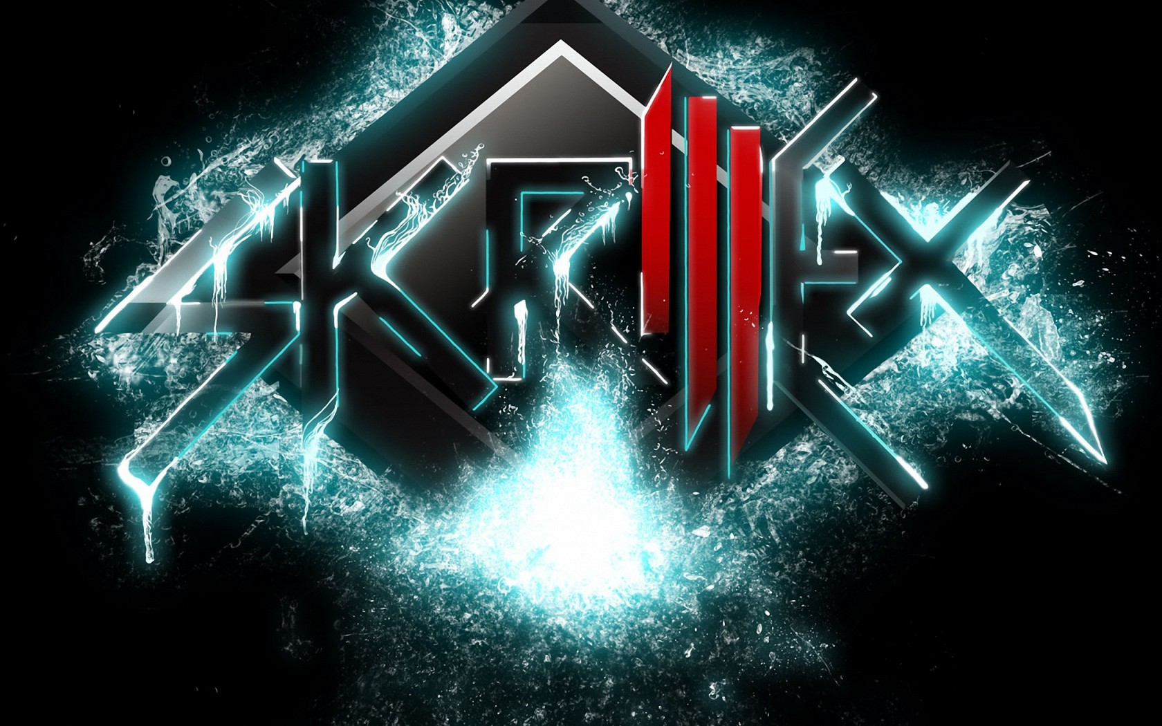 skrillex wallpaper,text,font,electric blue,neon,graphic design (#148313