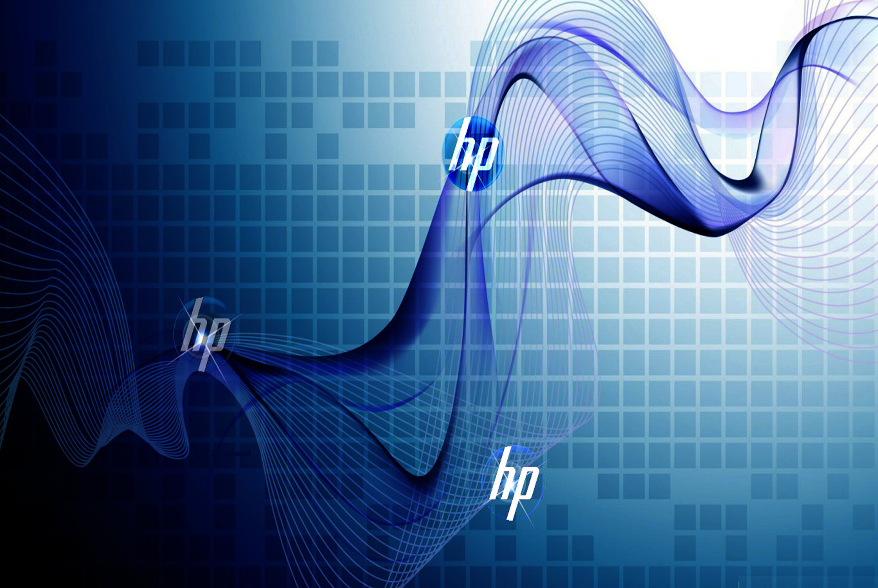 wallpaper hp 3d,blue,design,electric blue,wave,technology