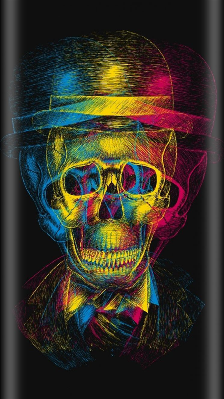 wallpaper keren android,skull,glasses,bone,art,illustration