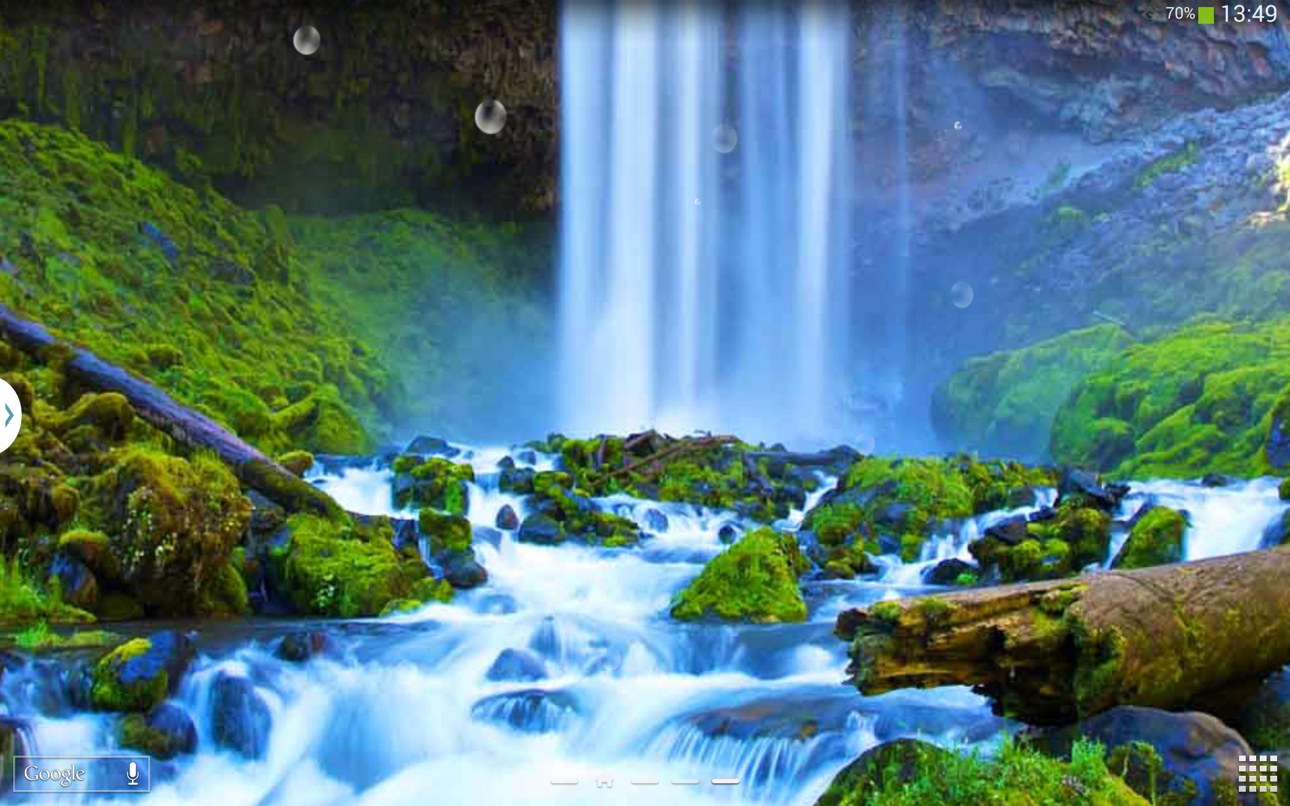 fondo de pantalla gambar bergerak,cascada,paisaje natural,recursos hídricos,naturaleza,cuerpo de agua