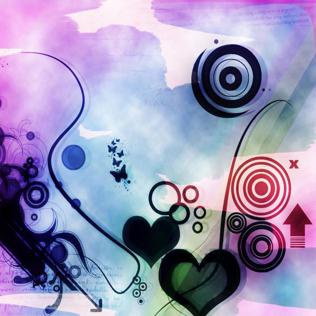 ガンバル壁紙bergerak,心臓,紫の,ピンク,グラフィックデザイン,愛