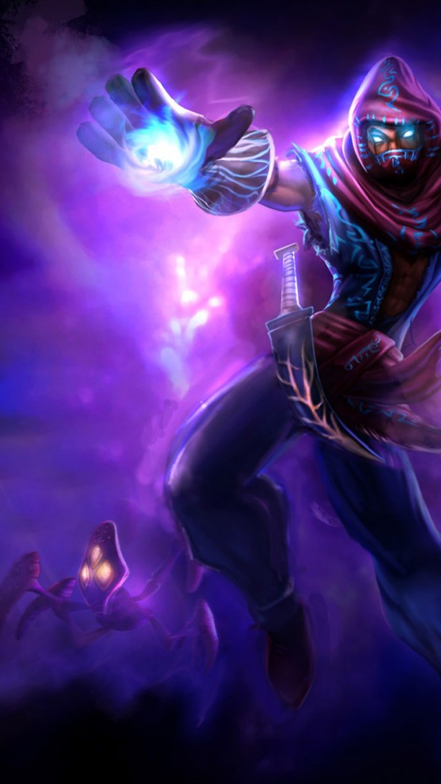 league of legends phone wallpaper,purple,violet,cg artwork,fictional character,space