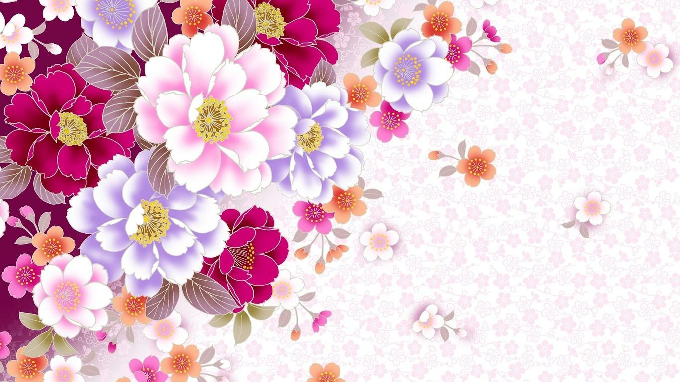 壁紙フローレス,花弁,花,ピンク,花柄,工場