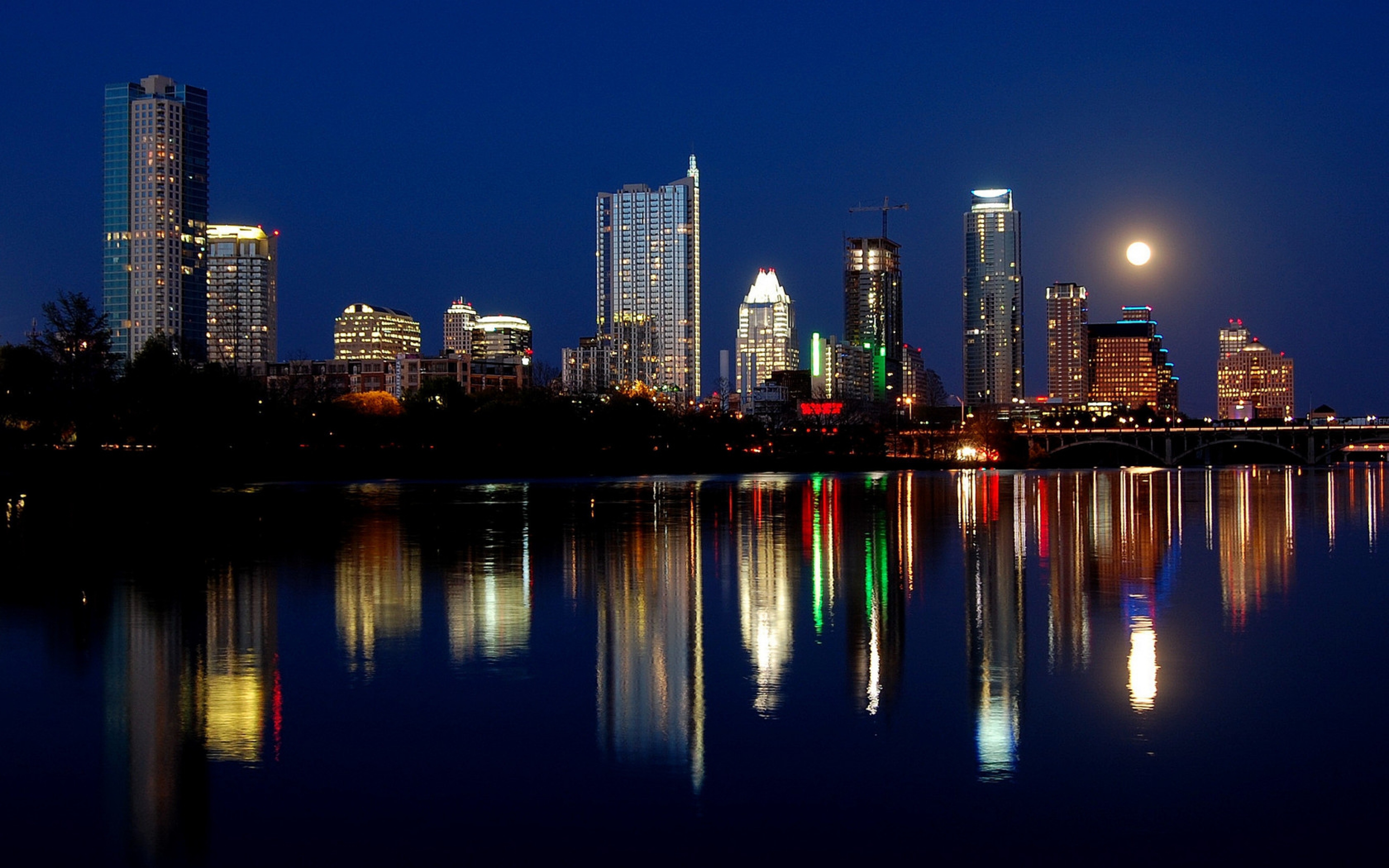 texas wallpaper,cityscape,city,metropolitan area,skyline,reflection