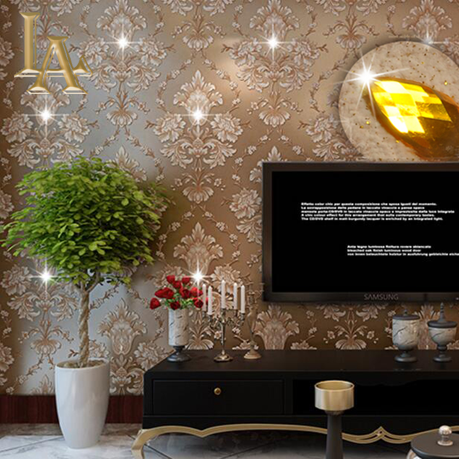 Luxury Modern Wallpaper Design For Living Room WallpaperUse