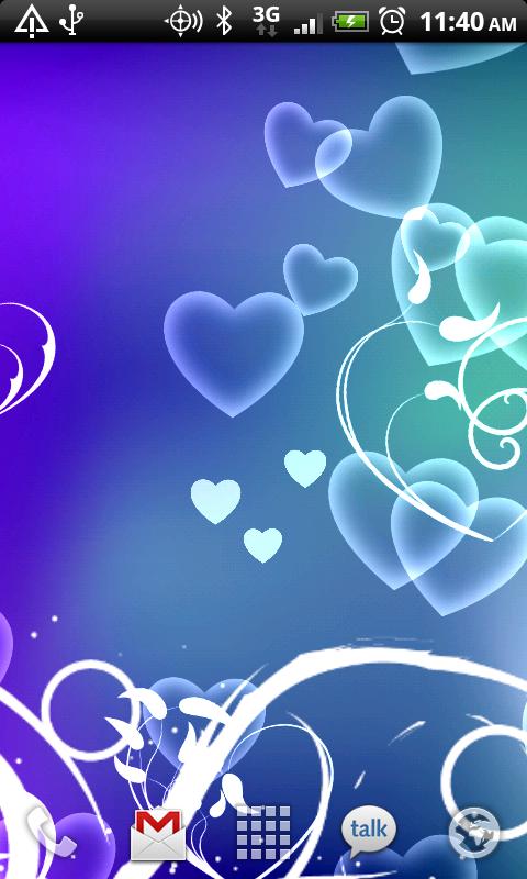 아름다운 라이브 벽지,심장,푸른,본문,사랑,디자인