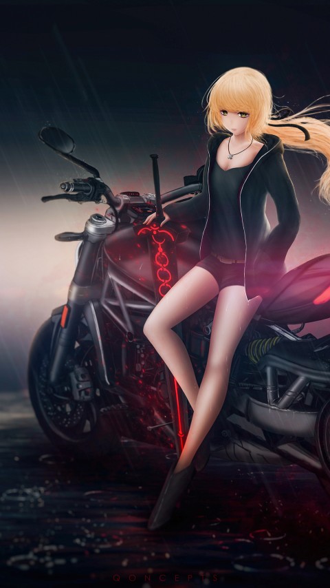 fondo de pantalla para móviles,belleza,vehículo,motocicleta,cg artwork,rubio