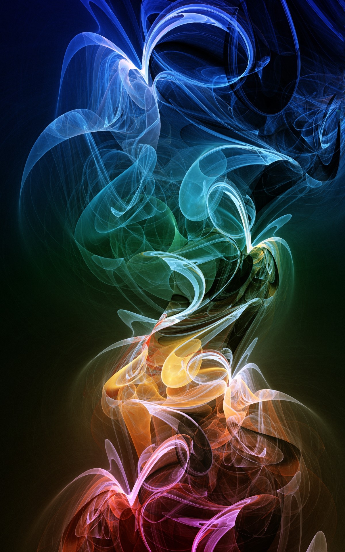 portrait wallpaper,smoke,fractal art,graphic design,pattern,design