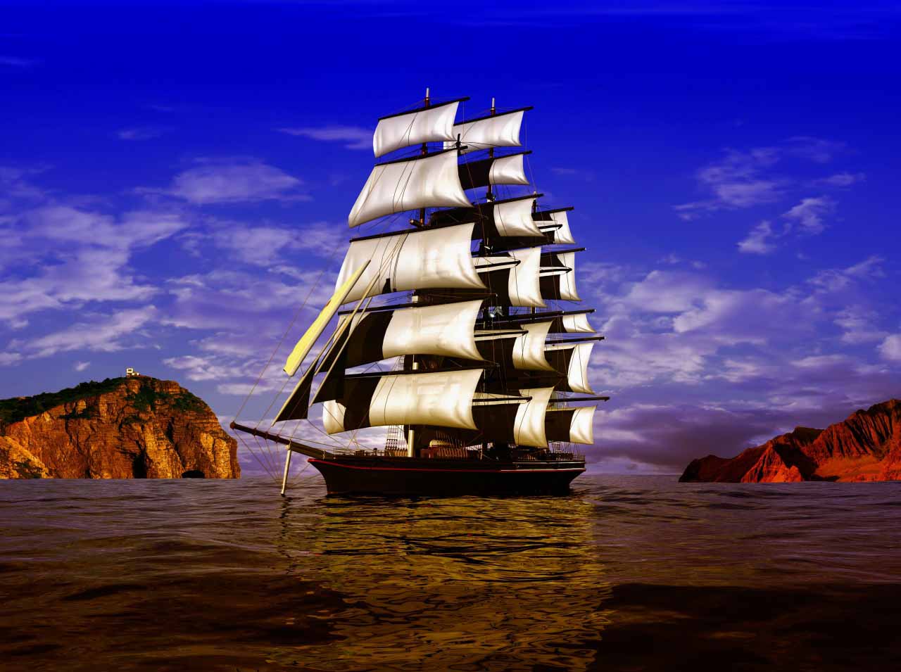 carta da parati nave pirata,veliero,nave completamente armata,veicolo,barca,di prim'ordine