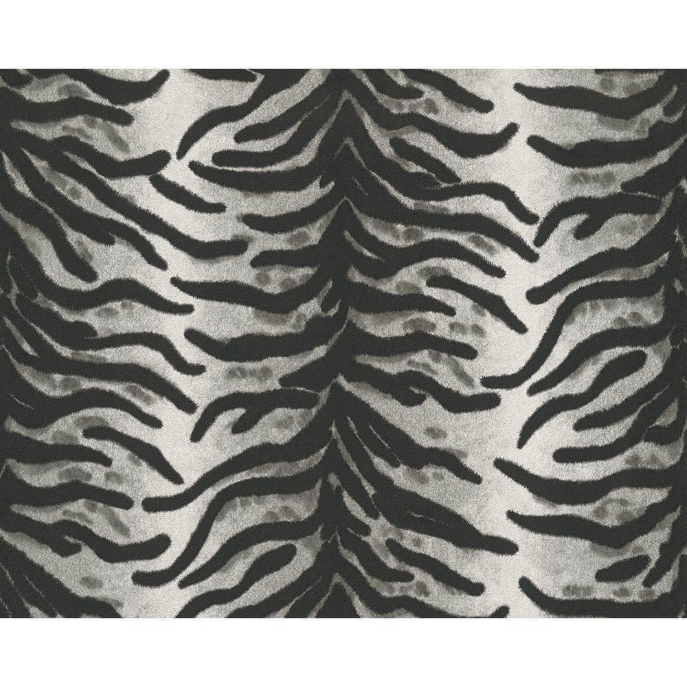 animal print wallpaper,black,pattern,brown,design,black and white