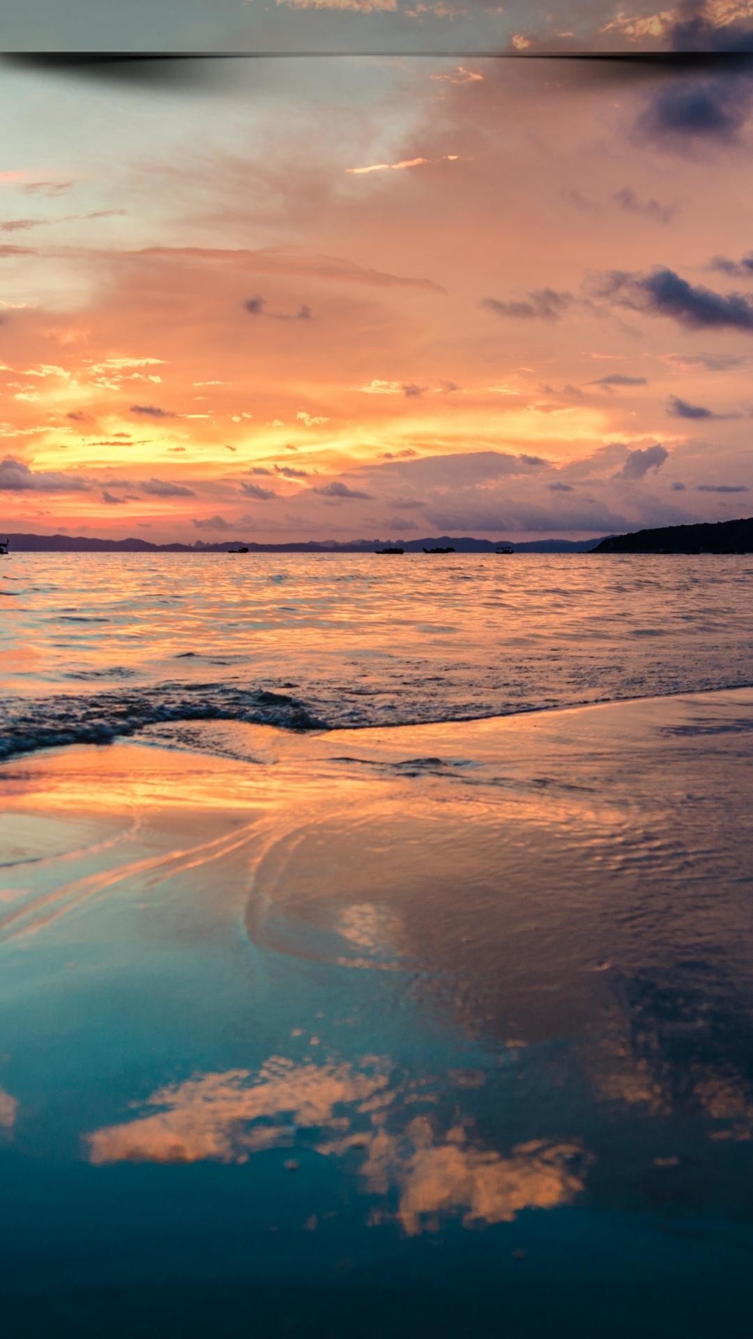 fonds d'écran de téléphone full hd,ciel,horizon,la nature,mer,le coucher du soleil