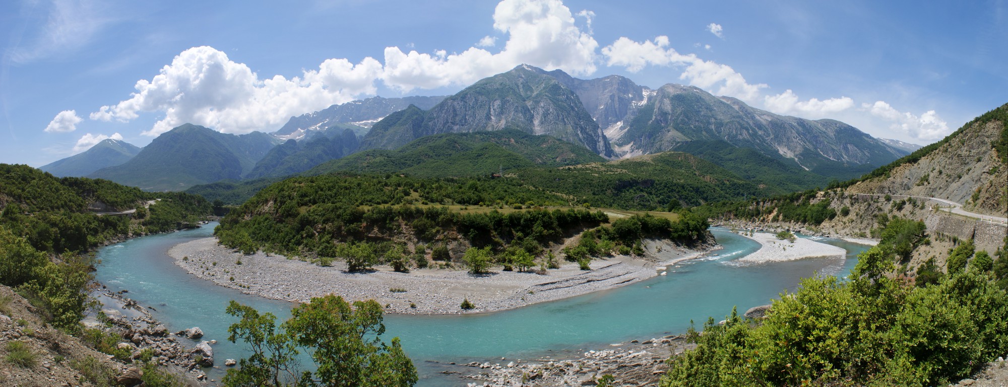 アルバニアの壁紙,自然の風景,山,自然,山脈,水資源