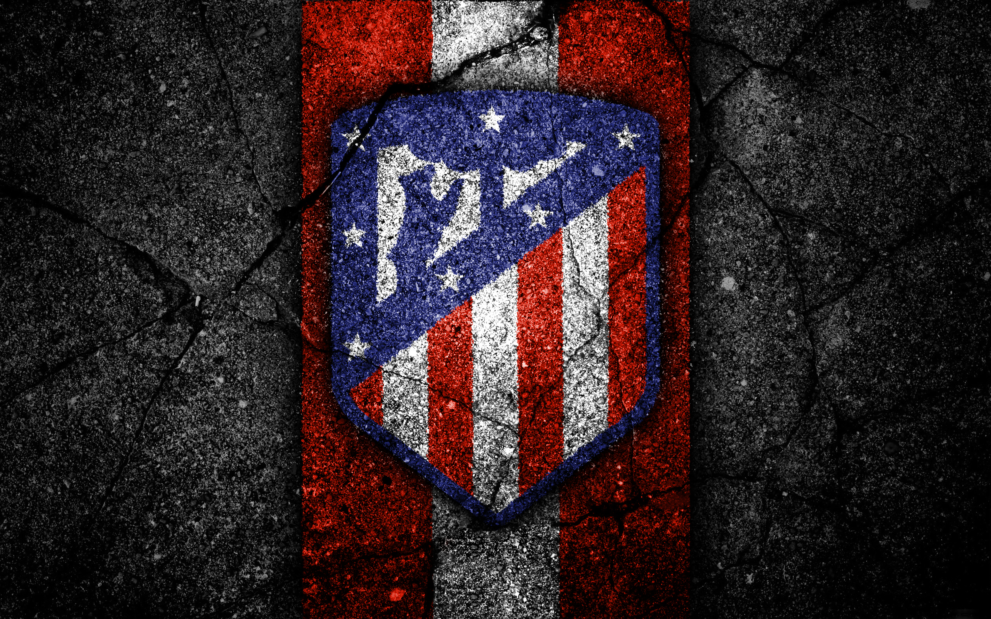 atletico madrid wallpaper,red,blue,flag,logo,font