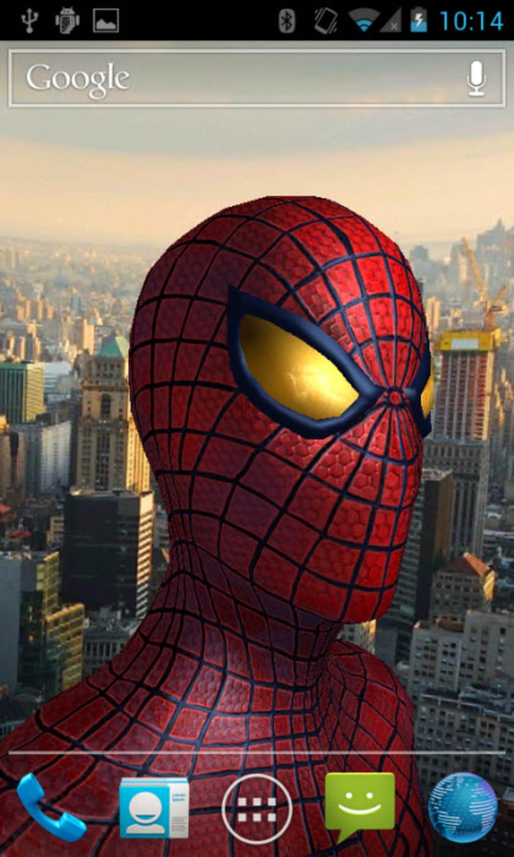 spiderman live wallpaper,hombre araña,superhéroe,personaje de ficción,juego de pc,héroe