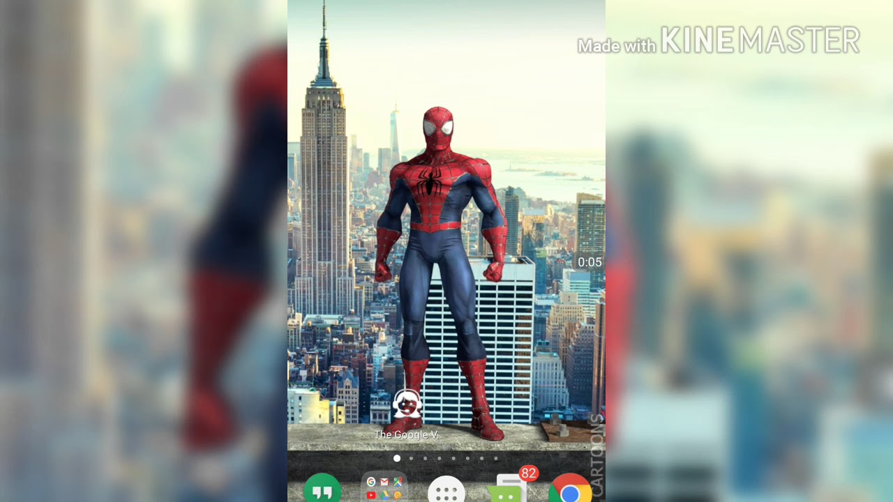 spiderman live wallpaper,hombre araña,superhéroe,figura de acción,personaje de ficción,tecnología