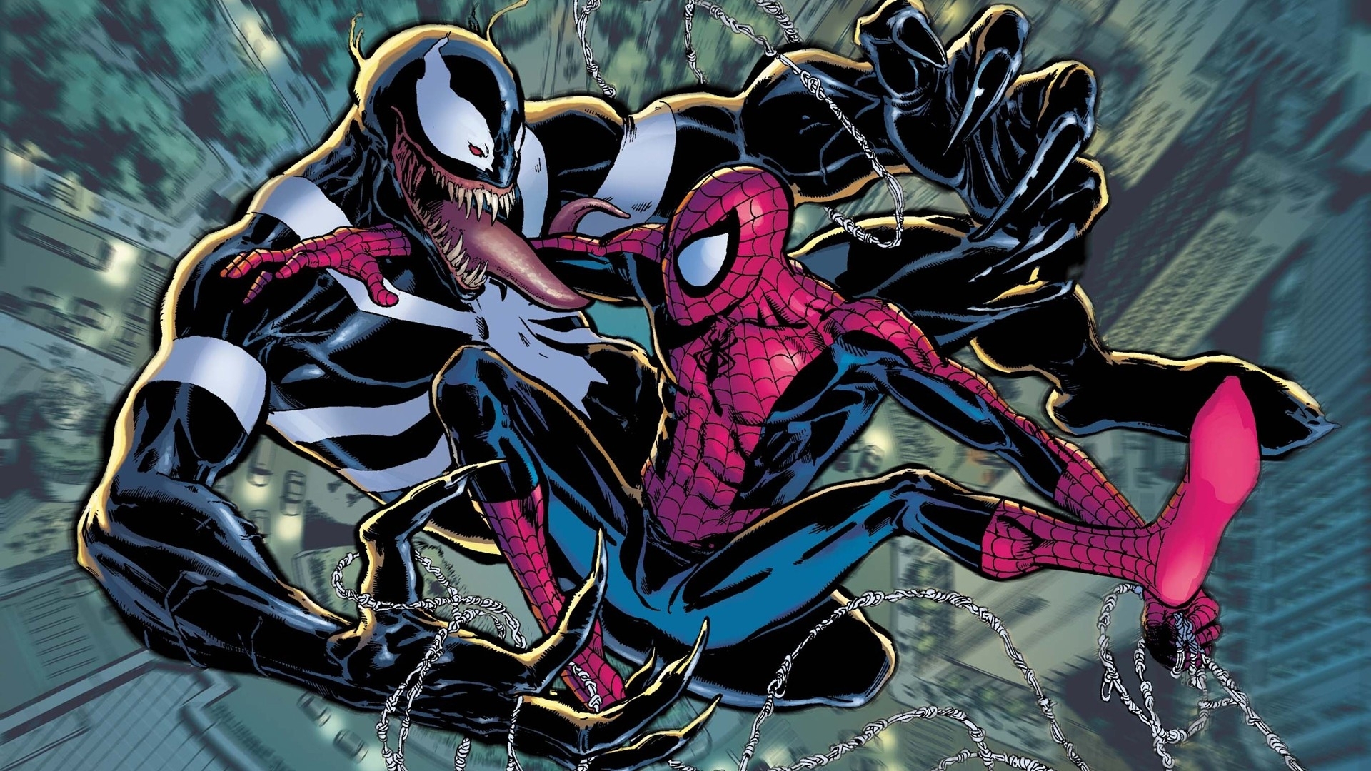 fond d'écran en direct spiderman,homme araignée,personnage fictif,super héros,illustration,supervillain