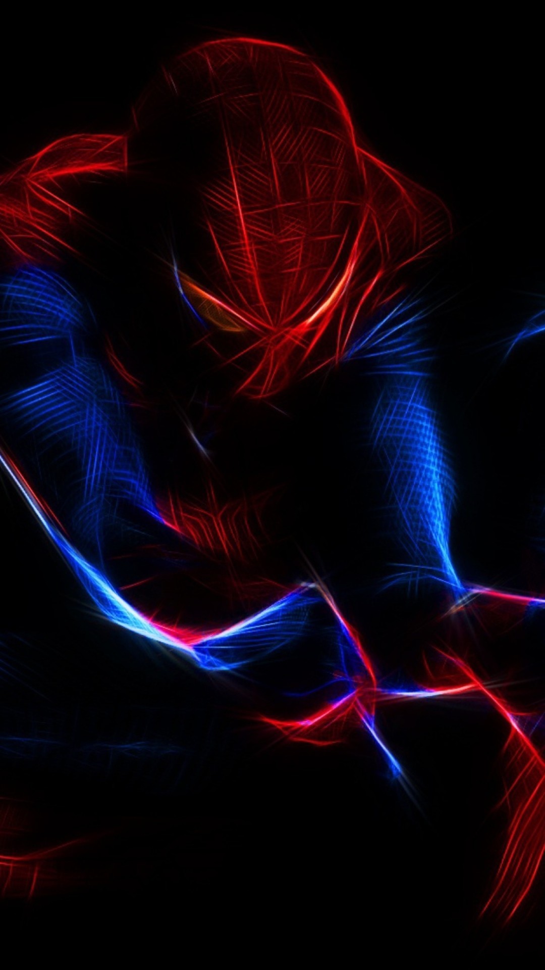 spiderman wallpaper iphone,rot,blau,elektrisches blau,licht,grafikdesign