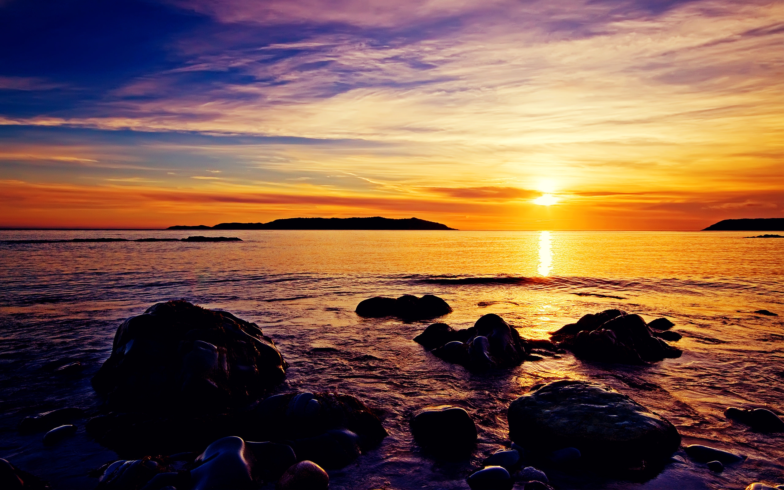 carta da parati alba,cielo,corpo d'acqua,orizzonte,mare,tramonto