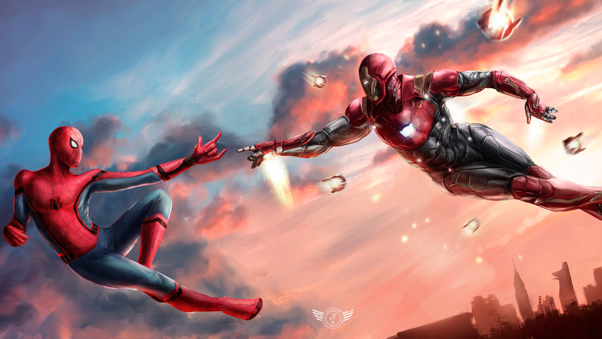 spider wallpaper,superhero,fictional character,cg artwork,spider man,geological phenomenon