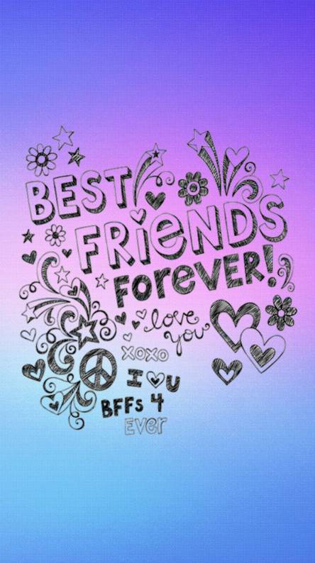 best friend forever wallpaper,font,text,calligraphy,graphic design,illustration