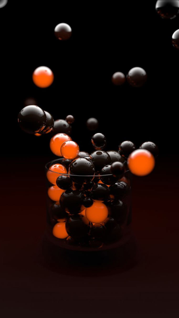 fond d'écran 3d iphone,orange,noir,photographie de nature morte,fruit,orange