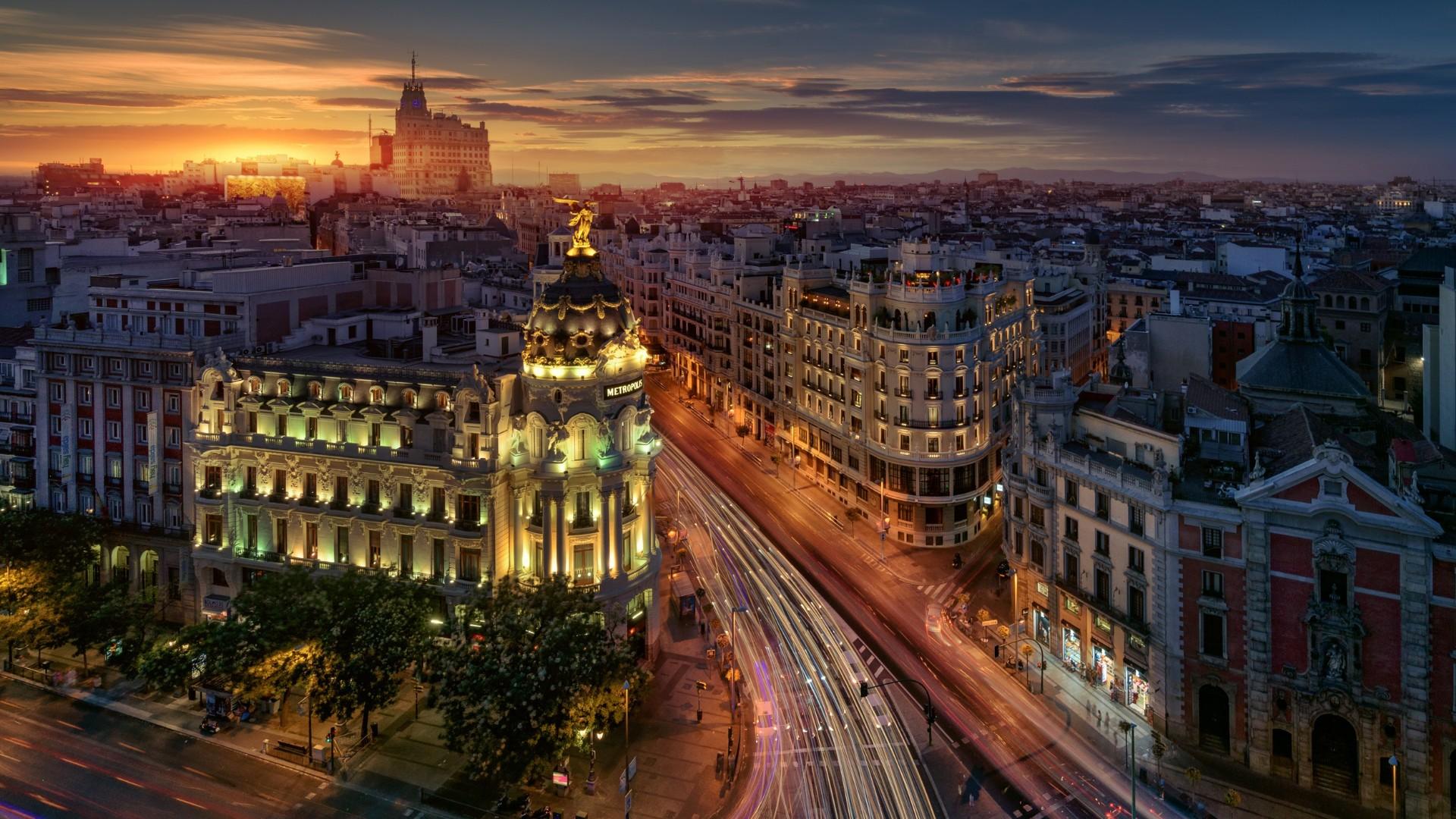 fondo de pantalla de madrid,paisaje urbano,ciudad,área metropolitana,área urbana,cielo