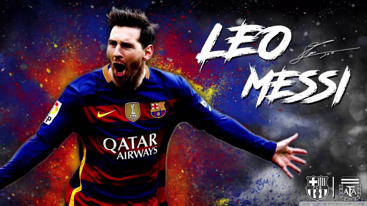 messi hd wallpapers 2017,football player,font,graphics,soccer player,team