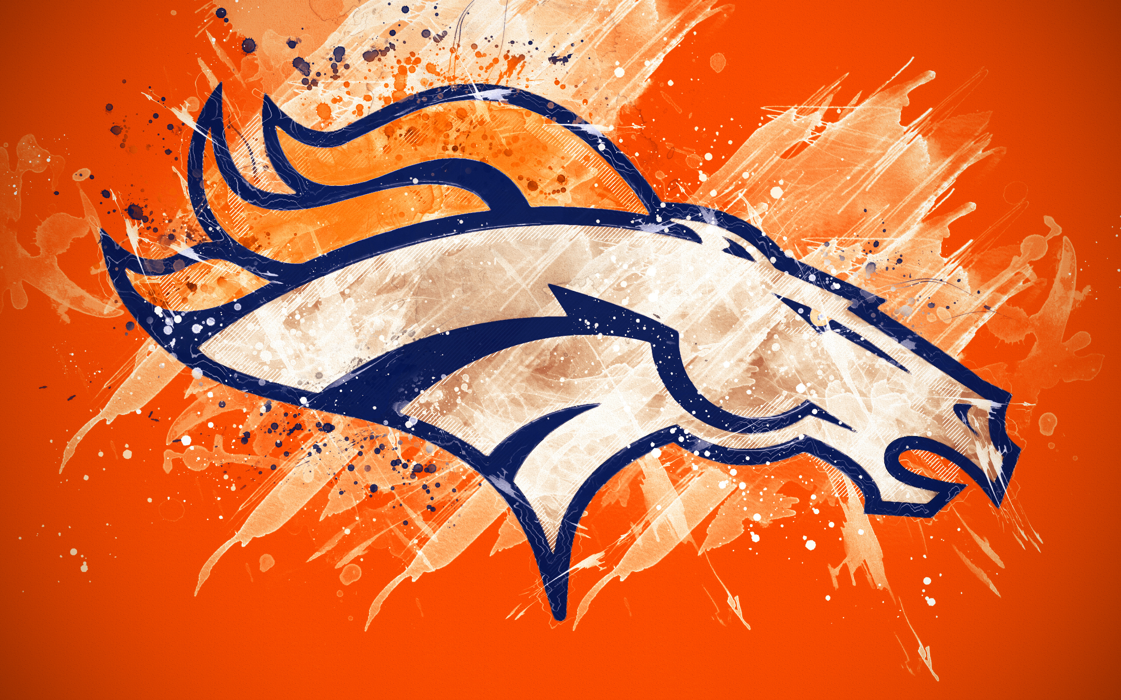 fond d'écran denver broncos,orange,illustration,conception graphique,police de caractère,art