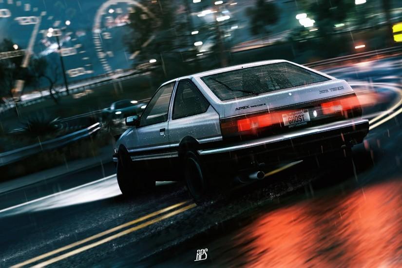 initial d wallpaper,land vehicle,vehicle,car,coupé,personal luxury car