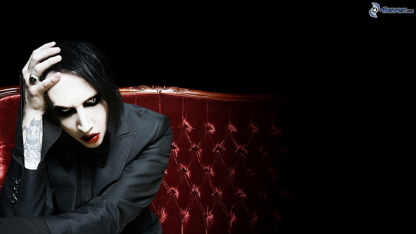 marilyn manson wallpaper,black hair,darkness,flash photography,photography,goth subculture