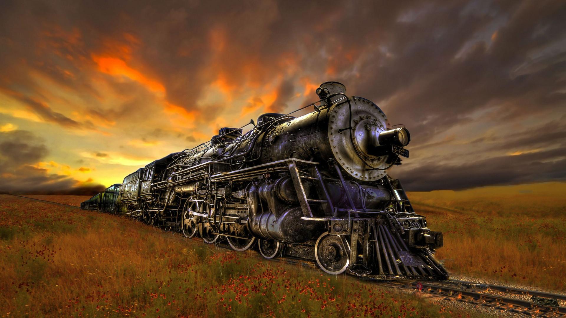 tren fondos de pantalla hd,cielo,nube,vehículo,fotografía,locomotora