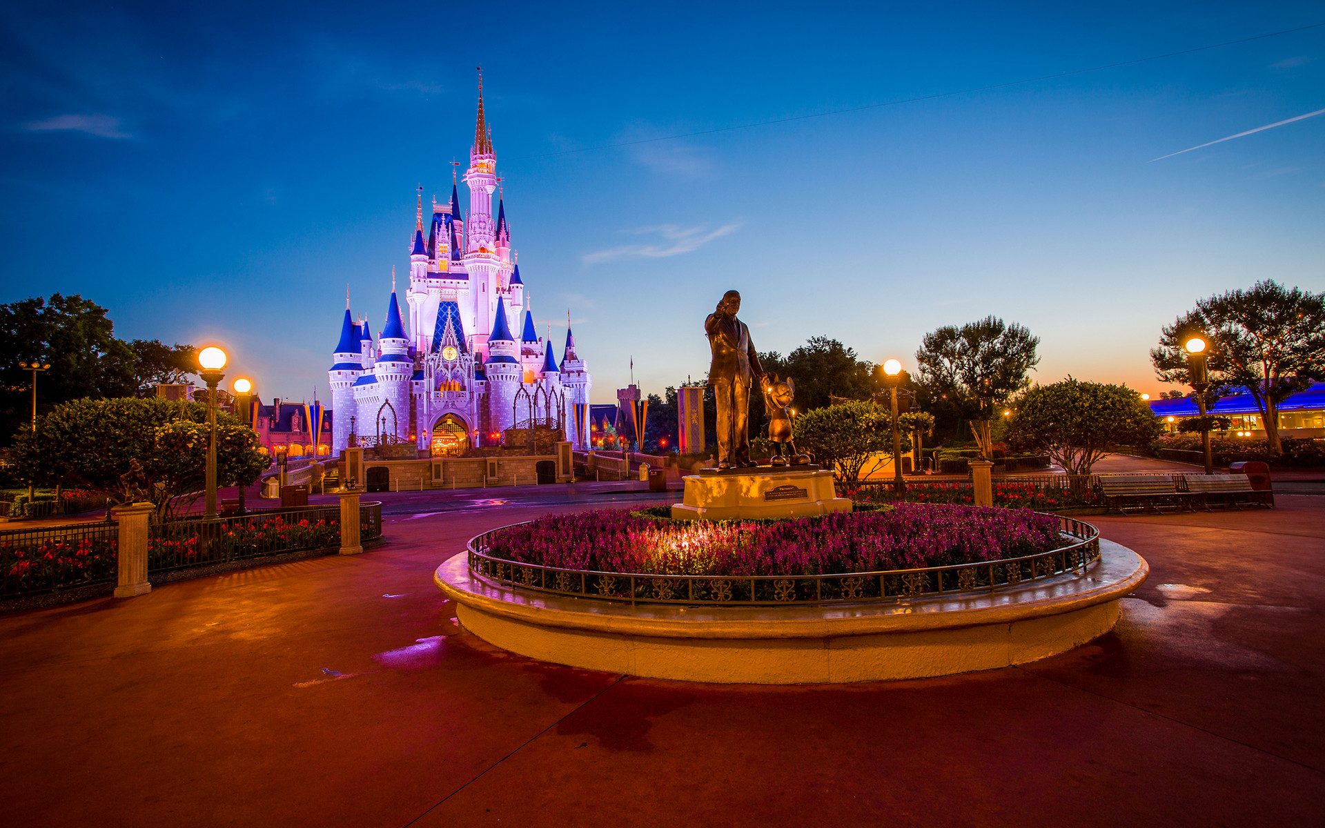 disney desktop wallpaper,amusement park,landmark,sky,walt disney world,park