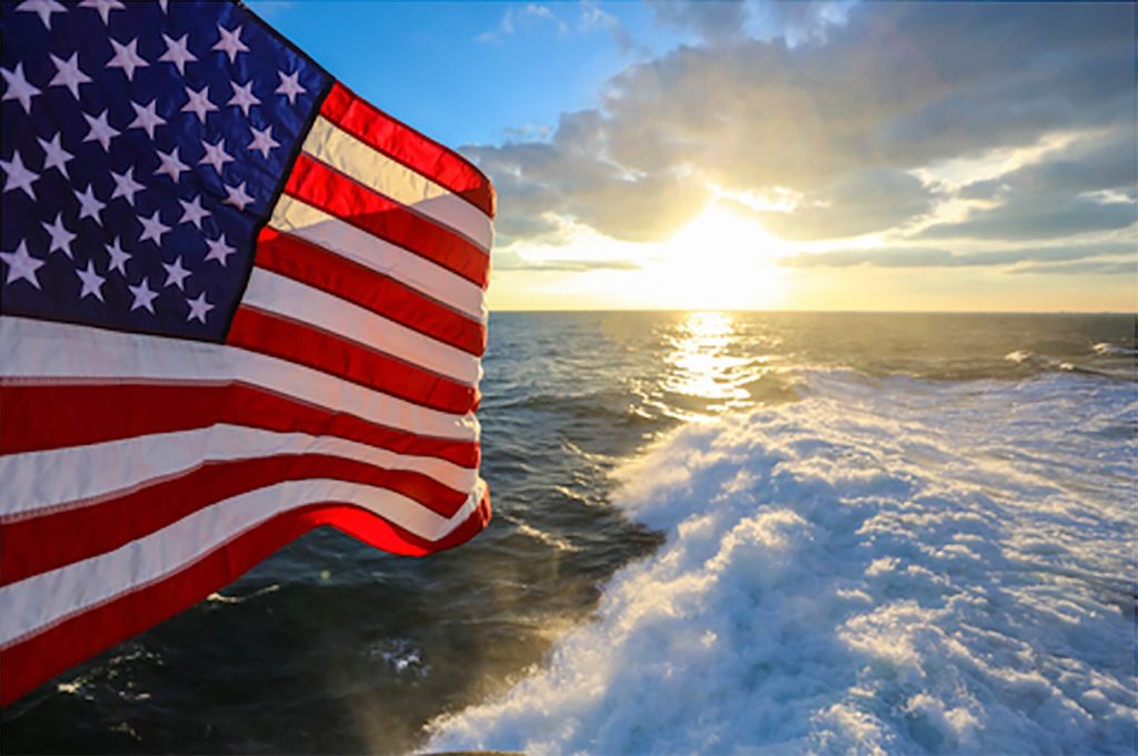 愛国的な壁紙,国旗,アメリカ合衆国の旗,空,雲,海